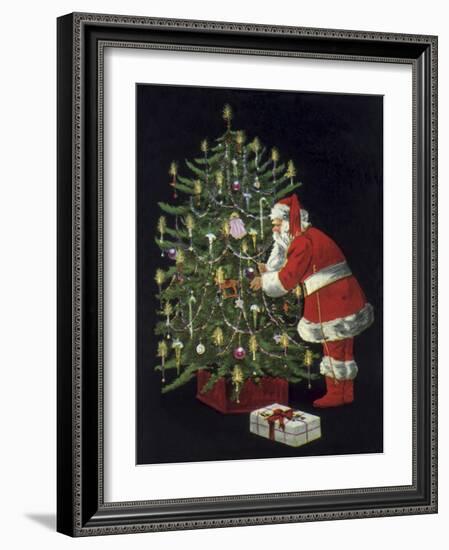 Santa II-Vintage Apple Collection-Framed Giclee Print