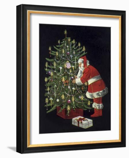 Santa II-Vintage Apple Collection-Framed Giclee Print