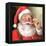 SANTA IN GLASSES-CHRIS CONSANI-Framed Stretched Canvas