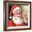 SANTA IN GLASSES-CHRIS CONSANI-Framed Art Print