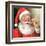 SANTA IN GLASSES-CHRIS CONSANI-Framed Art Print