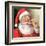 SANTA IN GLASSES-CHRIS CONSANI-Framed Art Print