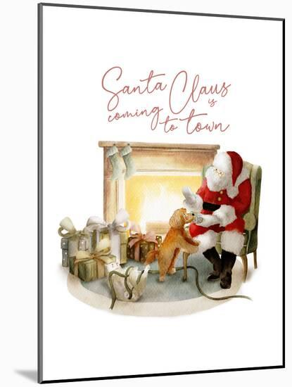 Santa Is Coming-Leah Straatsma-Mounted Art Print