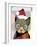 Santa Kitty-Lanre Adefioye-Framed Giclee Print