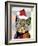 Santa Kitty-Lanre Adefioye-Framed Giclee Print