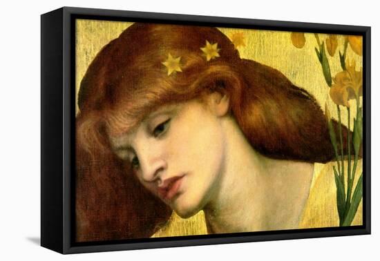 Santa Lilies; Holy Lily-Dante Gabriel Rossetti-Framed Stretched Canvas