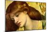 Santa Lilies; Holy Lily-Dante Gabriel Rossetti-Mounted Art Print