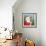 santa log birdhouse-Melinda Hipsher-Framed Giclee Print displayed on a wall