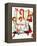 Santa Looking at Two Sleeping Children (or Santa Filling the Stockings)-Norman Rockwell-Framed Premier Image Canvas