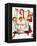 Santa Looking at Two Sleeping Children (or Santa Filling the Stockings)-Norman Rockwell-Framed Premier Image Canvas