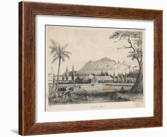 Santa Lucia, 1855-James Queen-Framed Giclee Print