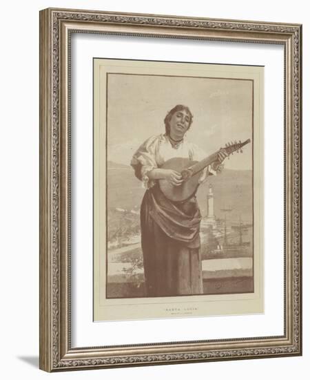 Santa Lucia-George L. Seymour-Framed Giclee Print