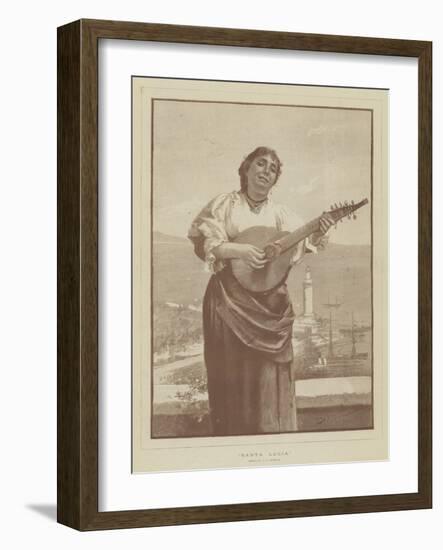 Santa Lucia-George L. Seymour-Framed Giclee Print