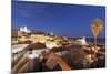 Santa Luzia viewpoint, Sao Vicente de Fora monastery, National Pantheon, Alfama district, Lisbon, P-Markus Lange-Mounted Photographic Print