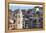 Santa Margherita Church and Colourful Buildings at Dusk-Mark Sunderland-Framed Premier Image Canvas