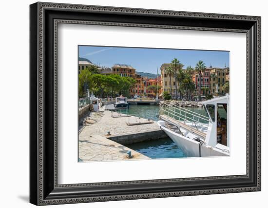 Santa Margherita Ligure Harbour, Genova (Genoa), Liguria, Italy, Europe-Frank Fell-Framed Photographic Print