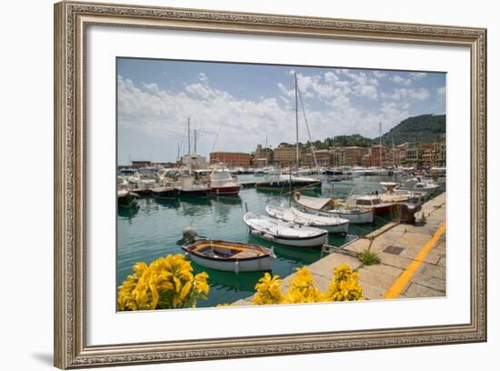 Santa Margherita Ligure Harbour, Genova (Genoa), Liguria, Italy, Europe-Frank Fell-Framed Photographic Print