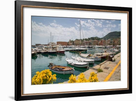 Santa Margherita Ligure Harbour, Genova (Genoa), Liguria, Italy, Europe-Frank Fell-Framed Photographic Print