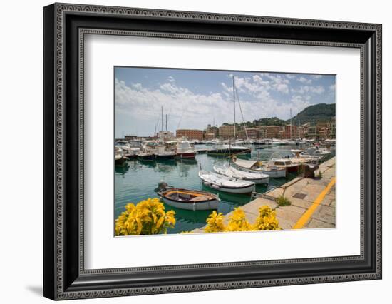 Santa Margherita Ligure Harbour, Genova (Genoa), Liguria, Italy, Europe-Frank Fell-Framed Photographic Print