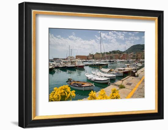 Santa Margherita Ligure Harbour, Genova (Genoa), Liguria, Italy, Europe-Frank Fell-Framed Photographic Print