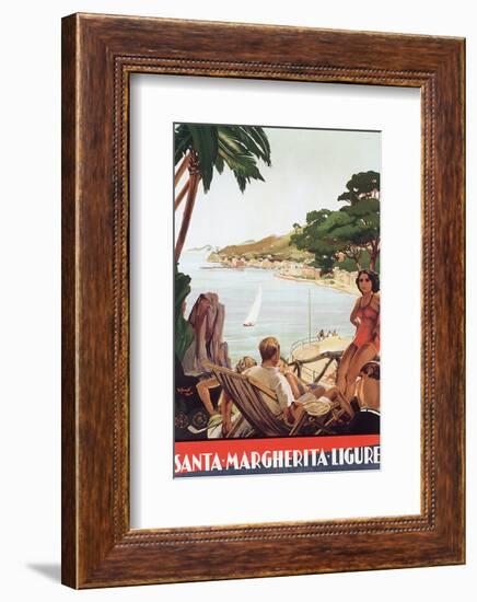 Santa-Margherita-Ligure-null-Framed Art Print