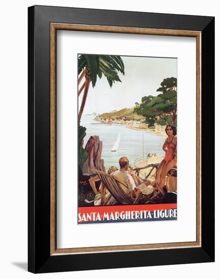 Santa-Margherita-Ligure-null-Framed Art Print
