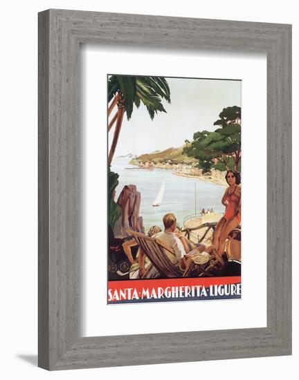 Santa-Margherita-Ligure-null-Framed Art Print