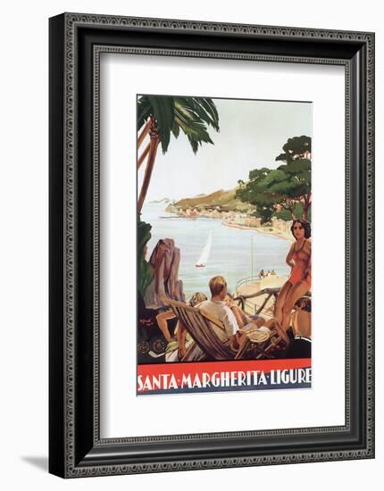 Santa-Margherita-Ligure-null-Framed Art Print