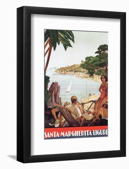 Santa-Margherita-Ligure-null-Framed Art Print