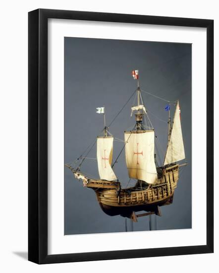 Santa Maria, Christopher Columbus' Caravel, model-null-Framed Photographic Print