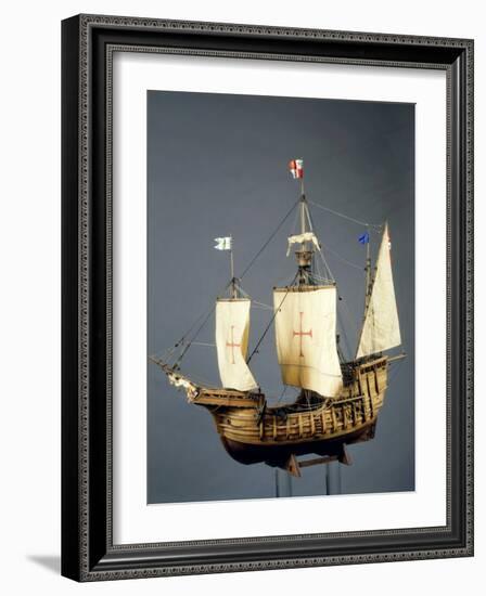 Santa Maria, Christopher Columbus' Caravel, model-null-Framed Photographic Print