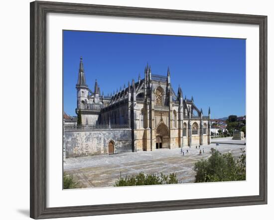 Santa Maria Da Vitoria Monastery, UNESCO World Heritage Site, Batalha, Portugal, Europe-Jeremy Lightfoot-Framed Photographic Print