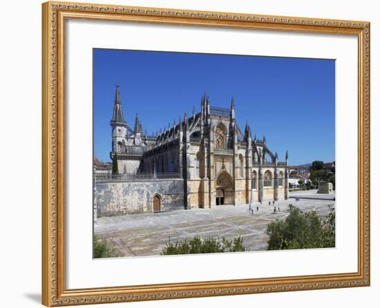 Santa Maria Da Vitoria Monastery, UNESCO World Heritage Site, Batalha, Portugal, Europe-Jeremy Lightfoot-Framed Photographic Print