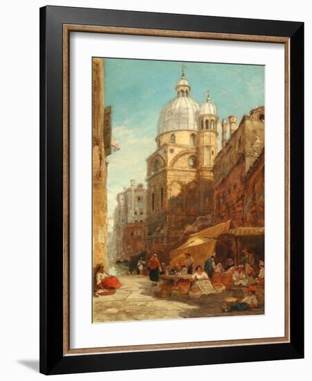 Santa Maria Dei Miracoli, Venice, 1855 (Oil on Board)-James Holland-Framed Giclee Print