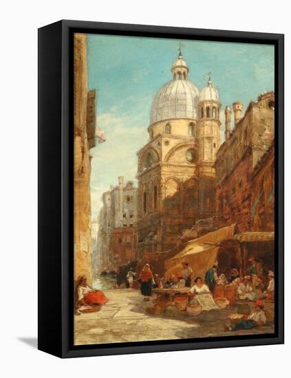 Santa Maria Dei Miracoli, Venice, 1855 (Oil on Board)-James Holland-Framed Premier Image Canvas