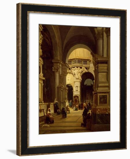 Santa Maria Del Popolo Church in Rome-Luigi Marchesi-Framed Giclee Print