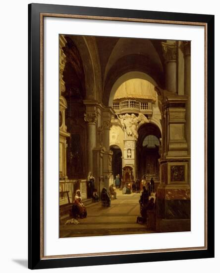 Santa Maria Del Popolo Church in Rome-Luigi Marchesi-Framed Giclee Print