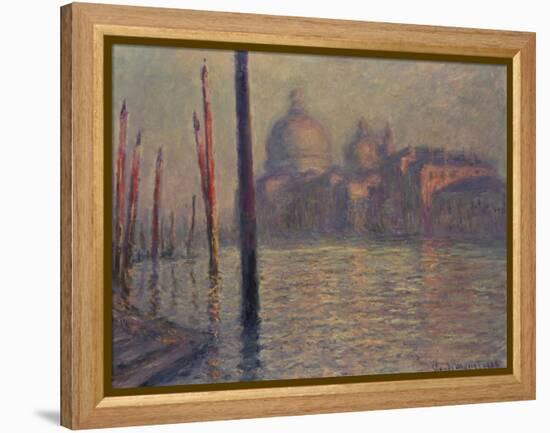 Santa Maria della Salute and the Canale Grande, Venice, 1908-Claude Monet-Framed Premier Image Canvas