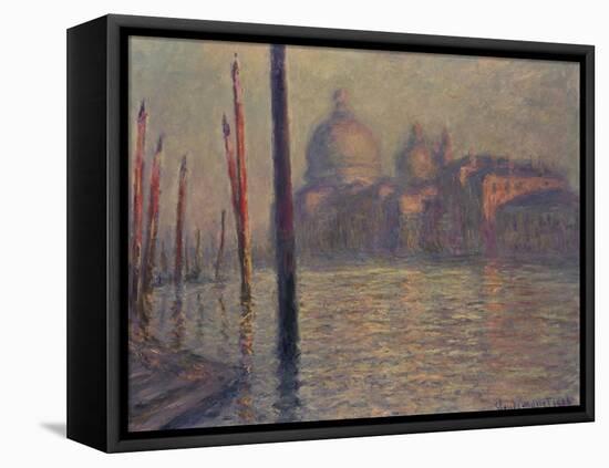 Santa Maria della Salute and the Canale Grande, Venice, 1908-Claude Monet-Framed Premier Image Canvas