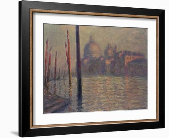 Santa Maria della Salute and the Canale Grande, Venice, 1908-Claude Monet-Framed Giclee Print