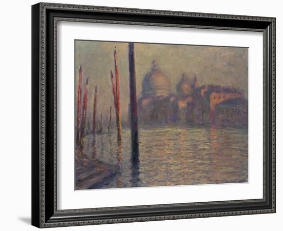 Santa Maria della Salute and the Canale Grande, Venice, 1908-Claude Monet-Framed Giclee Print