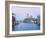 Santa Maria della Salute Cathedral from Academia Bridge along the Grand Canal at Dusk, Venice-Dennis Flaherty-Framed Photographic Print