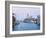 Santa Maria della Salute Cathedral from Academia Bridge along the Grand Canal at Dusk, Venice-Dennis Flaherty-Framed Photographic Print