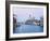 Santa Maria della Salute Cathedral from Academia Bridge along the Grand Canal at Dusk, Venice-Dennis Flaherty-Framed Photographic Print