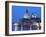 Santa Maria della Salute Cathedral from Academia Bridge along the Grand Canal at Dusk, Venice-Dennis Flaherty-Framed Photographic Print