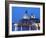 Santa Maria della Salute Cathedral from Academia Bridge along the Grand Canal at Dusk, Venice-Dennis Flaherty-Framed Photographic Print