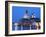 Santa Maria della Salute Cathedral from Academia Bridge along the Grand Canal at Dusk, Venice-Dennis Flaherty-Framed Photographic Print