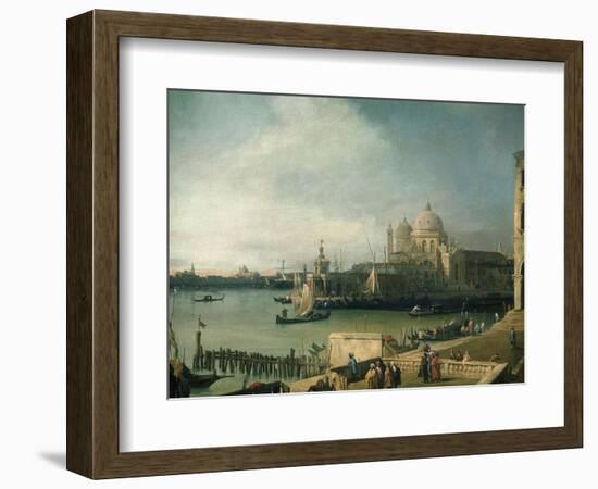 Santa Maria Della Salute Church and Customs House, Venice, Italy, 1726-28-Canaletto-Framed Giclee Print