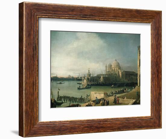 Santa Maria Della Salute Church and Customs House, Venice, Italy, 1726-28-Canaletto-Framed Giclee Print