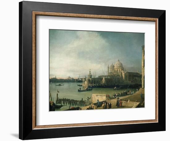 Santa Maria Della Salute Church and Customs House, Venice, Italy, 1726-28-Canaletto-Framed Giclee Print